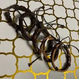 Set of 5 unisex bracelets
